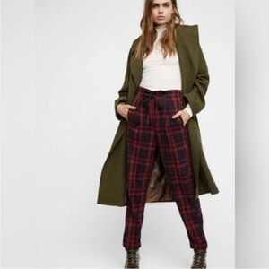 Free People Here and There Tartan Pants, 8